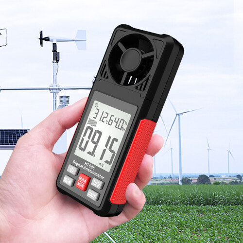 HABOTEST HT605 LCD-Anemometer Wind/Temp/Feuchte 2,2" 2