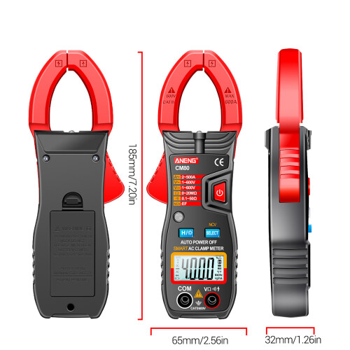 ANENG CM80 Clamp Meter 500A 4000 Zählungen Auto Range 2