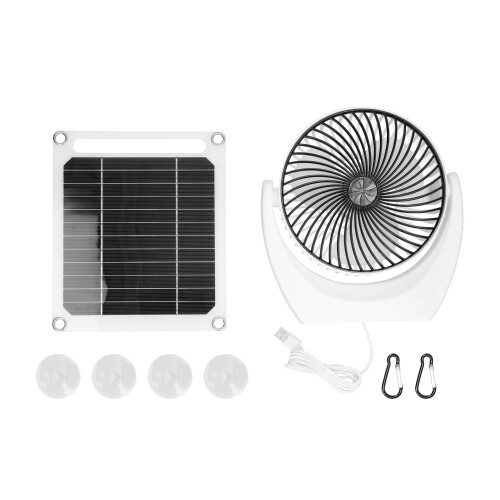 6W Solarventilator mit monokristallinem Solarmodul 1