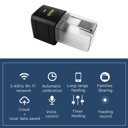 USB WiFi Aquarium Feeder APP Remote Alexa Voice Control 24 Languages 2