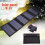 15W Monocrystalline Solar Panel Portable USB Charger Folding 2