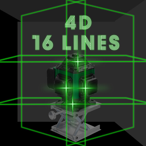 16-Linien Laserwaage 3 Selbstnivellierend mit Stativ 2