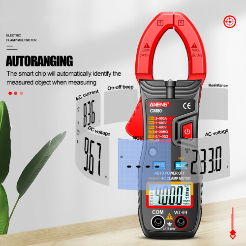 ANENG CM80 Clamp Meter 500A 4000 Zählungen Auto Range 1