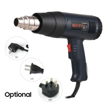 Heißluftgebläse-Set 1800W 60-600C LCD mit 4 Düsen
