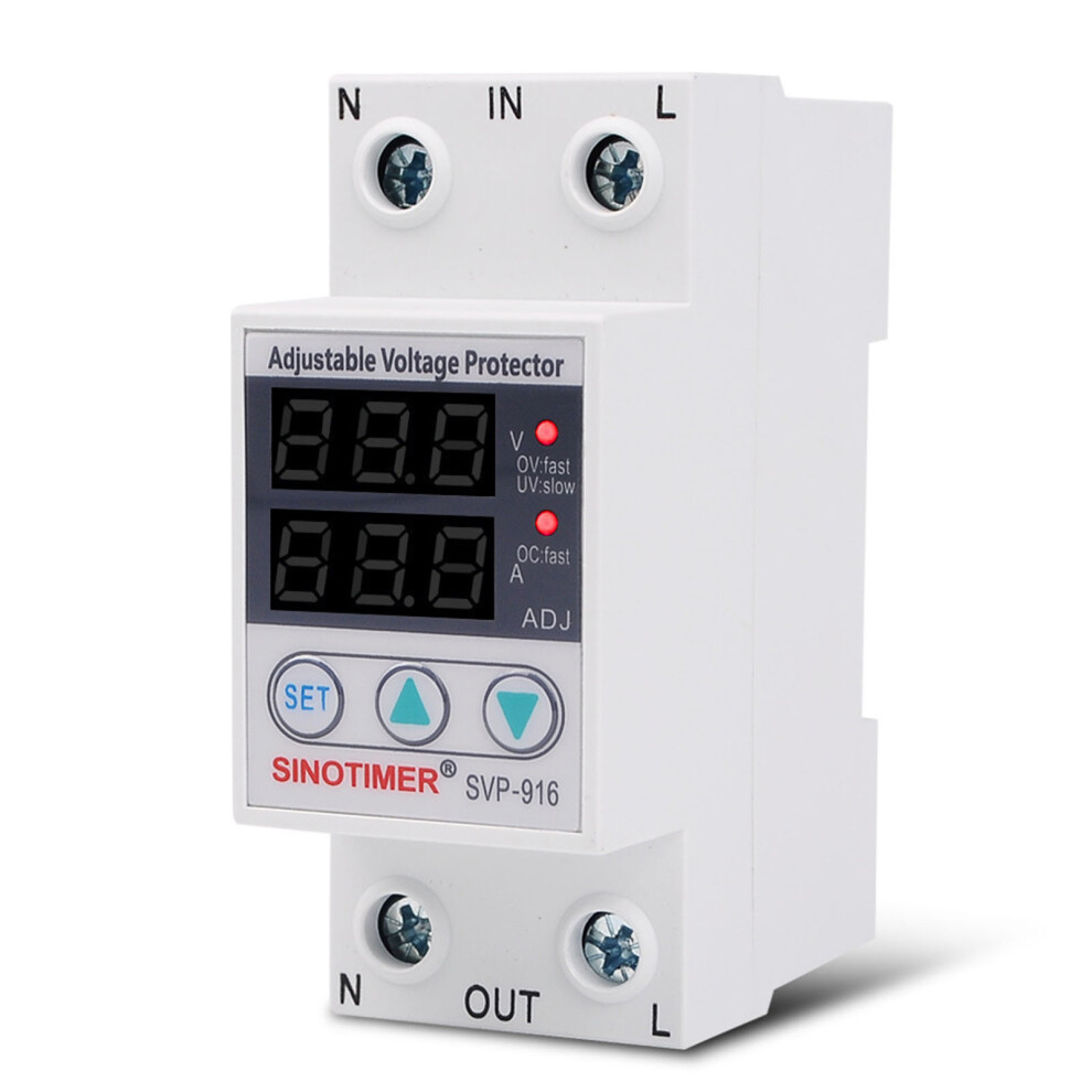 Self-Resetting Dual Display Over/Under Voltage Protector 610830837204