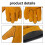 Leder-Schweißhandschuhe Hitzeschutz für Outdoor 1