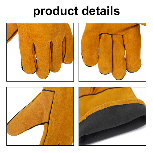 Leder-Schweißhandschuhe Hitzeschutz für Outdoor