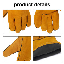 Leder-Schweißhandschuhe, hitzebeständig, für Außenbereich