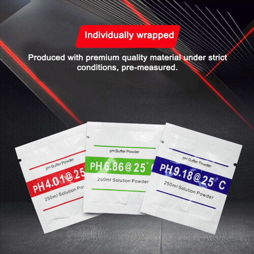 PH Meter Calibration Buffer Powder Set 3 Type for PH Test 1