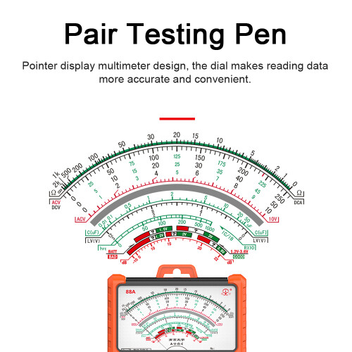 2500V Pointer Multimeter Voltage Current Resistance Battery Test 2