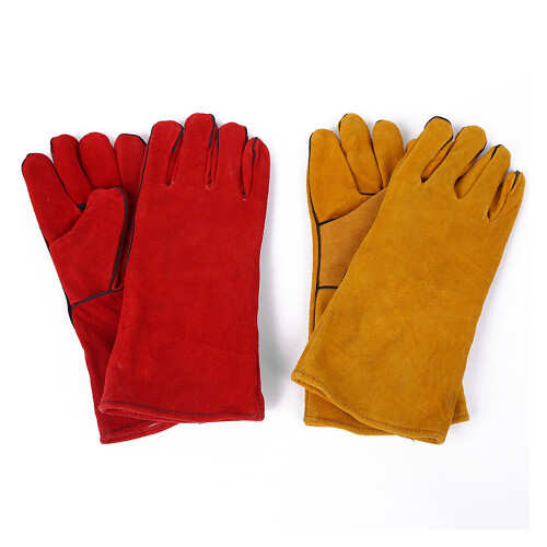 Leder-Schweißhandschuhe Hitzeschutz für Outdoor 2