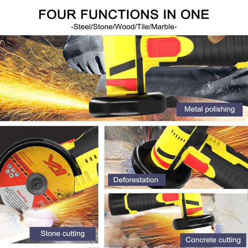 12V Rechargeable Angle Grinder Ceramic Tile Wood Multi-function 2