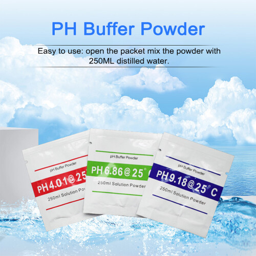 PH Meter Calibration Buffer Powder Set 3 Type for PH Test 2