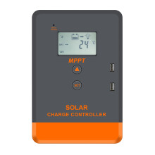 12V/24V Solarregler mit LCD-Hintergrundbeleuchtung