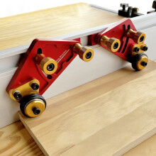 Holzbearbeitungs-Rollenförderer Für Tischsägen Aus Aluminium