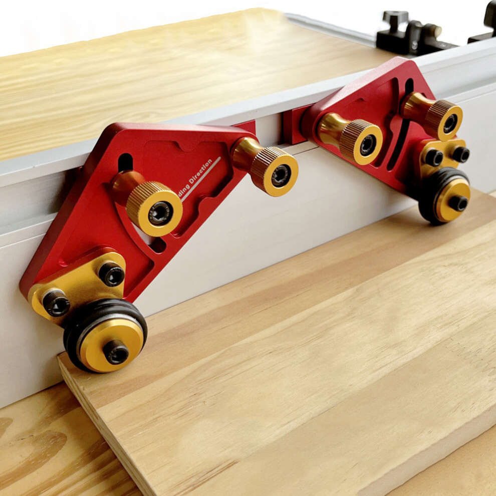 Woodworking Bearing Roller Feeder For Table Saws Aluminum Alloy 610830829049