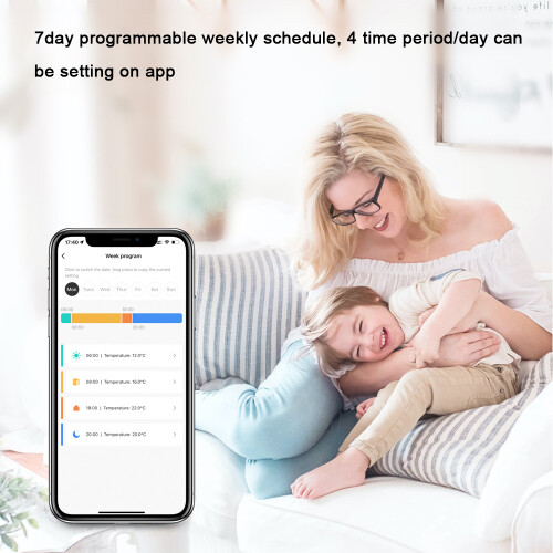 Tuya Zigbee Thermostatventil Smart App Alexa Steuerung 2