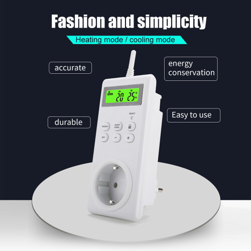 Drahtloser programmierbarer Thermostat mit LCD 2