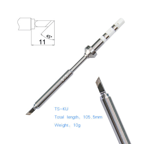 Mini Digital Soldering Iron Bit 7Types Steel Tips Replacement 1
