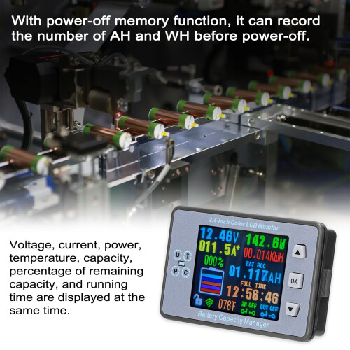 2.4 Inch Wireless Voltmeter Real-time Monitor 2