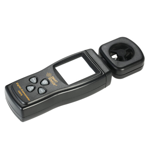 SMART SENSOR Mini-Windgeschwindigkeitsmesser Digital LCD 2