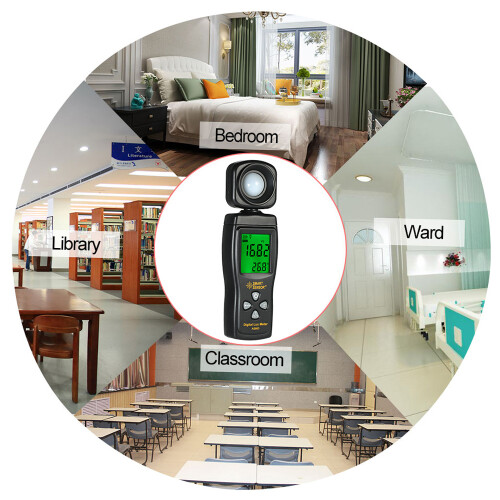 SMART SENSOR Digitaler Luxmeter 0–200000 Lux Handheld 1