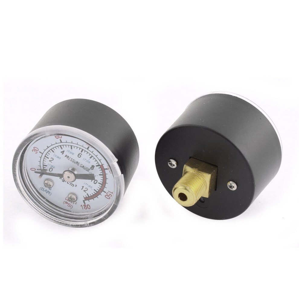 Air Compressor Pressure Gauge 1/8 Bsp Male Thread 2 Pieces For Air Compressors 9393856523481