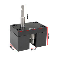 Metallrohr-Krimpwerkzeug 12VDC kabellos/7Amp netzbetrieben