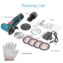 12V 19500rpm Angle Grinder Multifunctional Cutter Tile Wood Stone