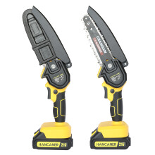 6-Inch Cordless Electric Chainsaw 2x 2.0Ah Battery Chains Safety Lock