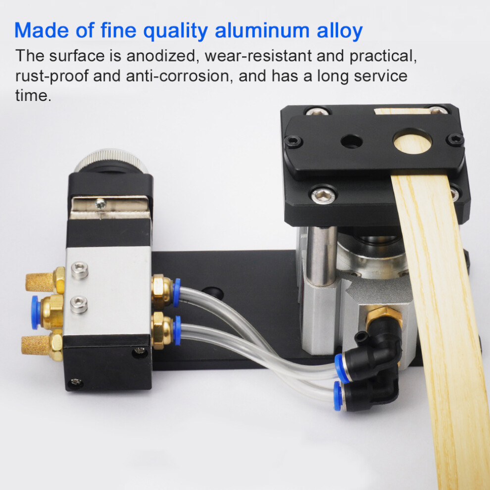 Pneumatic Banding Punching Machine Dual Hole Portable Puncher 323163344751