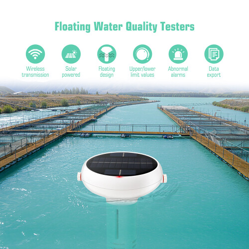 7-in-1 Pool-Wassertester Solar Chlor PH ORP EC TDS Temp 1