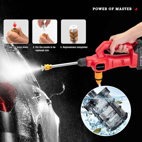 21V Lithium Auto Wash Machine Portable Car Washer Foam Tool