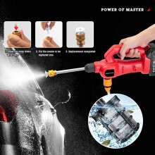 21V Lithium Portable Car Washer with Accessories