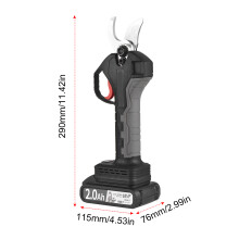 21V Akkutzweigschere 10Ah Li-Akku 30mm Schnittbreite