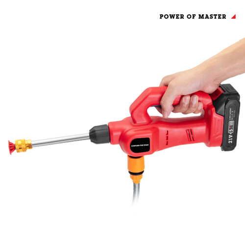 21V Lithium Portable Car Washer with Accessories 2