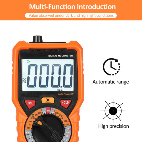 Digitalmultimeter True RMS 6000 Zähler AC/DC 2