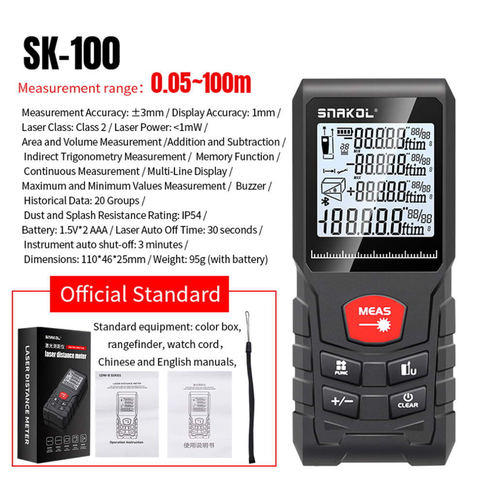 Laser Rangefinder Digital Distance Meter Ip54 Waterproof 323163282978