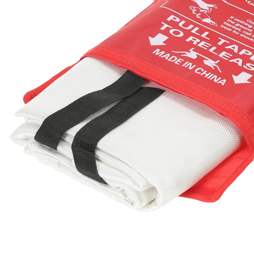 1.8M*1.8M Fiberglass Fire Blanket For Emergency Safety 610830954055