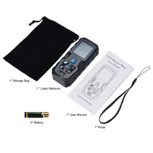 Handheld Laser Rangefinder Dual Level Bubble Infrared LCD