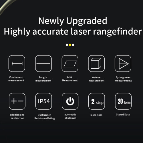 Laser-Entfernungsmessgerät Digital IP54 Wasserdicht 1