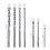 Meterk MK23 7PCS Cement Masonry Drill Bit Set Sandblasting 3