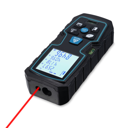 Handheld Laser Rangefinder Dual Level Bubble Infrared LCD 2