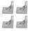 10Pcs Ecke Joint Extrusion Halterung Aluminium 4