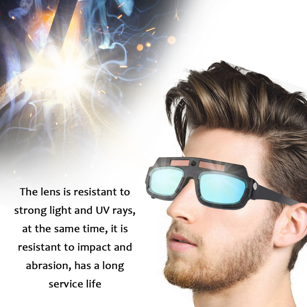 Solar Auto Darkening Welding Goggles Anti Uv Protection 610830949648