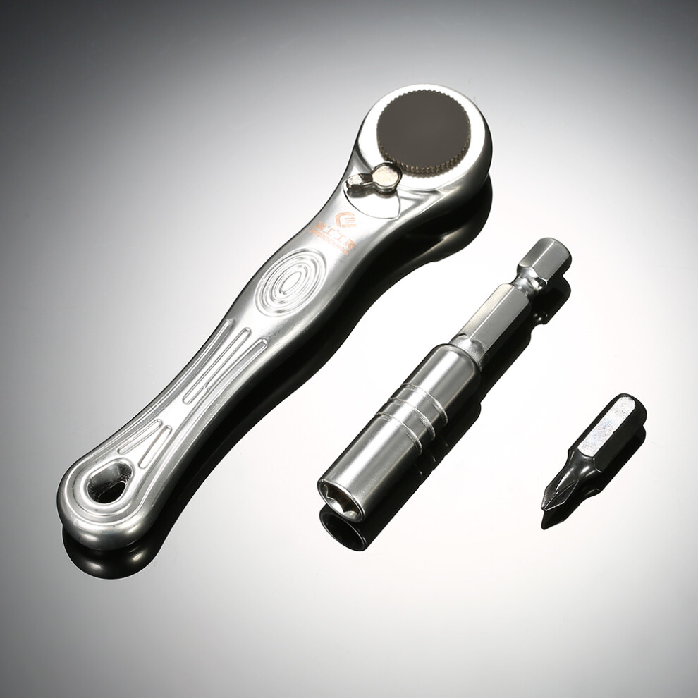 Penggong 12Pcs Mini Ratchet Wrench 1/4" Drive Bits Set 610830951306