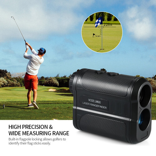 600m Golf Laser-Entfernungsmesser Digital Monokular Jagd Vermessung 1