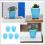 5St Zelfwatergevende Plastic Sky- Voor En 6