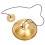 Gouden Hanglamp Met Industrieel Design Voor 2