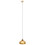 Gouden Hanglamp Met Industrieel Design Voor 9